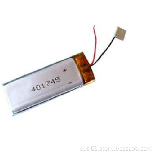 401745 3.7V 900mah Lipo, Li Polymer rechargeable battery